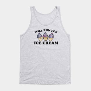 Will run for Ice Cream Tank Top